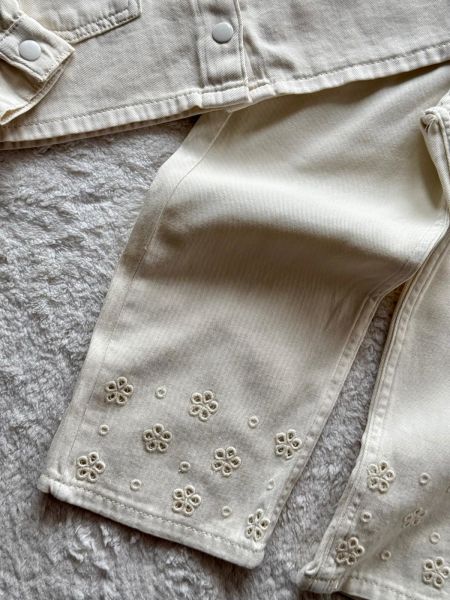 Kız çocuk denim 2li takım